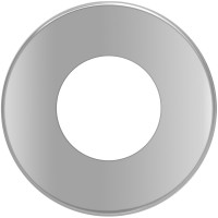 Чашка декоративная (отражатель) MasterProf 3/4", цилиндр низкий (нержавеющая сталь, хром), MP-У ИС.131966