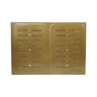 Решётка вентиляционная раздвижная 240x340 мм, бронзовый металлик Трибатрон 87980