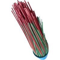 Метла ООО Агростройлидер полипропиленовая, круглая, трехкольцевая, с резьбой Ф22 мм, без черенка САД-14.04