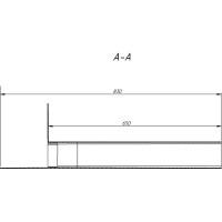 Парапетная воронка Fachmann без листвоуловителя и отвода VC-PP 100x100 мм 01.142