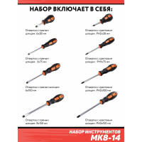 Набор инструментов Дед Макар МК8-14 8 предметов 00-00015619