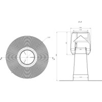 Аэратор кровельный Fachmann A160x490 01.169