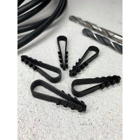 Дюбель-хомут DM PLAST для круглого кабеля 5-10 чёрный 100 шт 5-10-1кр
