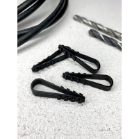 Дюбель-хомут DM PLAST для круглого кабеля 5-10 чёрный 100 шт 5-10-1кр