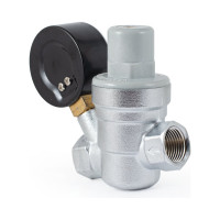 Редуктор давления PROFACTOR мембранный, с манометром, 1/2" PF PRV 253G