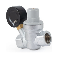 Редуктор давления PROFACTOR мембранный, с манометром, 3/4" PF PRV 254G