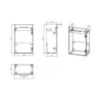 Тумба Cersanit LARA 40 SP-SZ-LARA-CO40/Wh