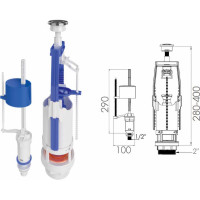 Сливная арматура для унитаза AV Engineering AVE129700