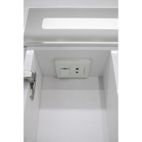 Шкаф-зеркало Домино Аврора 60 с подсветкой LED DV8005HZ