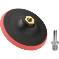 Насадка-держатель с липучкой мягкая 125 мм на УШМ и дрель Diamond Industrial DIDN125S