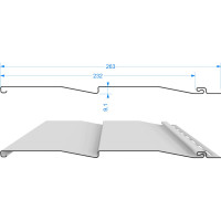Сайдинг Docke Standard D4,5D лимон PSSC-1042