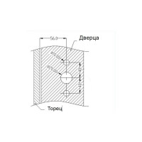 Электронный замок для шкафчиков и раздевалок LOCKTOK VEM126, em-marine 125kHz, фиксированный выбор VEM126