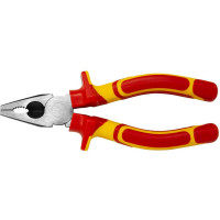 Диэлектрические комбинированные плоскогубцы Промлайн 160мм, Cr-v, до 1000В с двухкомпонентными рукоятками ПЛ032413_z022