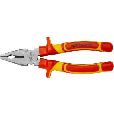 Диэлектрические комбинированные плоскогубцы Промлайн 200мм, Cr-v до 1000В с двухкомпонентными рукоятками ПЛ0210103200_z022