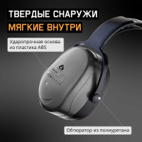 Наушники противошумные с регулировкой оголовья 28 дБ Jeta Safety JEM-001