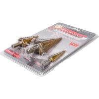 Набор сверл ступенчатых G1 3 шт, 4-12 мм, 4-20 мм, 4-32 мм Strong СTМ-52900003