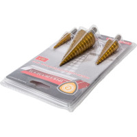 Набор сверл ступенчатых G1 3 шт, 4-12 мм, 4-20 мм, 4-32 мм Strong СTМ-52900003