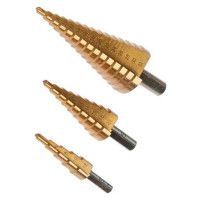 Набор сверл ступенчатых G1 3 шт, 4-12 мм, 4-20 мм, 4-32 мм Strong СTМ-52900003