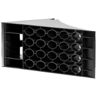 Противооткатный упор Partex 200 мм, пластик, черный НФ-00000009-1