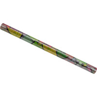 Пленка самоклеящаяся витражная Рыжий кот 0,45x2 м, цветы разноцветная 104323