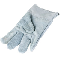 Цельноспилковые усиленные перчатки ARCTICUS КРС ВС кл, серые, мягкая крага, р.10 20027-101