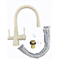 Смеситель для кухни OUTE однорычажный, с отдельным выходом под фильтр T60003BK-302-6