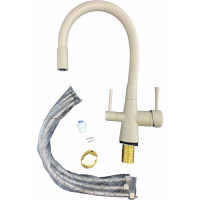 Смеситель для кухни OUTE однорычажный, с отдельным выходом под фильтр T60003BK-302-6