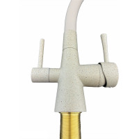 Смеситель для кухни OUTE однорычажный, с отдельным выходом под фильтр T60003BK-302-6