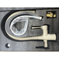 Смеситель для кухни OUTE однорычажный, с отдельным выходом под фильтр T60003BK-302-6