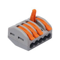 Соединительная 5-проводная клемма DORI СМК 222-415 (10 шт.) 42846