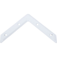 Угольник СКОБЯНОЙ УГ100-2 белый, 4 шт. 008959