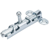 Накладная задвижка СКОБЯНОЙ ЗТ-12 малая, цинк 002369