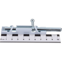 Накладная задвижка СКОБЯНОЙ ЗТ-12 белый/цинк 002370