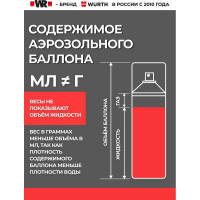 Очиститель тормозов Wurth спрей 650/500 мл 1890108730092 1