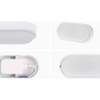 Светодиодный герметичный светильник Apeyron 8Вт, 650Лм, 6500К, IP65, овал, матовый белый 28-04