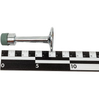 Дверной ограничитель СКОБЯНОЙ высокий, хром 002388