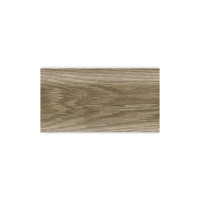 Напольный плинтус с центральной планкой IDEAL Классик 70 мм, 2.2 м, 208 дуб мокко К-П70п 208 дуб