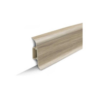 Напольный плинтус с центральной планкой IDEAL Классик 70 мм, 2.2 м, 263 клен северный К-П70п 263