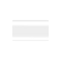 Напольный плинтус с центральной планкой IDEAL Классик 85 мм, 2.2 м, 001 белый К-П85п 001 БЕЛ