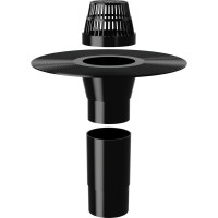 Воронка для битумных кровель без обогрева Fachmann V110x300 мм 01.002