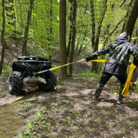 Динамическая стропа Goodyear рывковая, с шаклом, 5 тонн, 5 метров GY004011