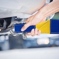 Динамическая стропа Goodyear рывковая, с шаклом, 5 тонн, 5 метров GY004011