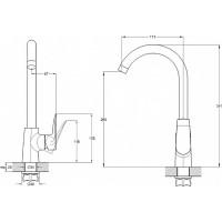 Смеситель для кухни G-Lauf GOB4-A134
