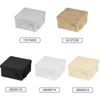 Коробка распределительная TDM ELECTRIC 100х100х55мм, крышка, ЭКО Венге, IP54, 8 входов SQ1401-0613