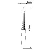 Паяльник TDM ELECTRIC ПД-100, ЭПСН, мощность 100 Вт, 230 В, деревянная ручка, плоское жало, Гранит SQ1025-0405