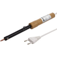 Паяльник электрический с деревянной ручкой ПД-25 TDM ELECTRIC, ЭПСН, мощность 25 Вт, 230 В, плоское жало, серия "Гранит" SQ1025-0401