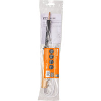 Паяльник электрический с деревянной ручкой ПД-40 TDM ELECTRIC, ЭПСН, мощность 40 Вт, 230 В, плоское жало, серия "Гранит" SQ1025-0402