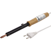 Паяльник электрический с деревянной ручкой ПД-80 TDM ELECTRIC, ЭПСН, мощность 80 Вт, 230 В, плоское жало, серия "Гранит" SQ1025-0404