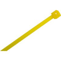 Стяжки SapiSelco желтого цвета, 2.5x100 мм, полиамид 6.6, 100 шт. SEL.14.202R