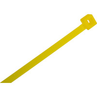 Стяжки SapiSelco желтого цвета, 2.5x100 мм, полиамид 6.6, 100 шт. SEL.14.202R